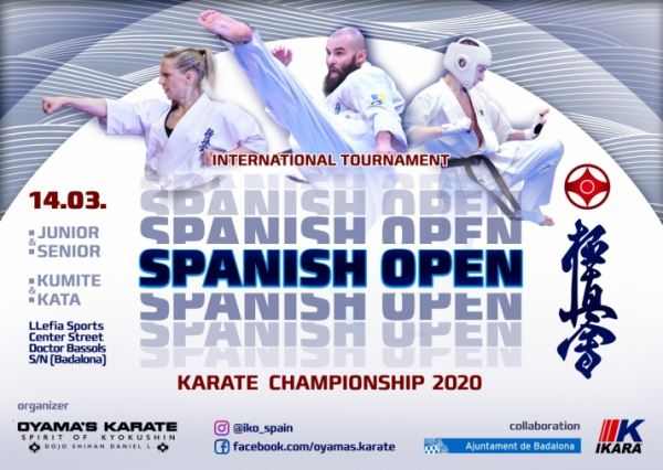 Spanish Open Karate Championship 2020 отменен!